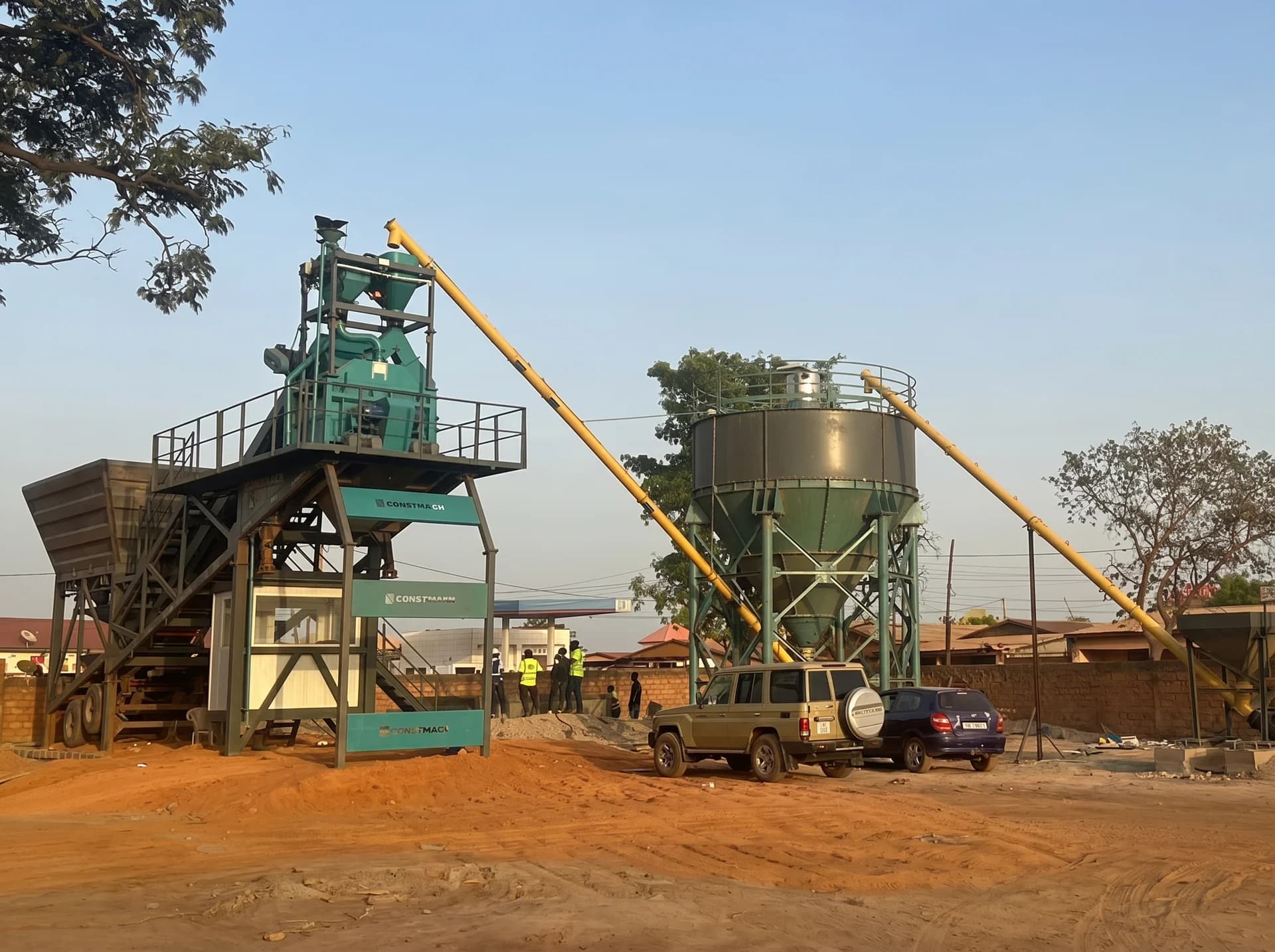 MOBILE 60 / WET DRY CONCRETE PLANT — Guinea kurulum referansı