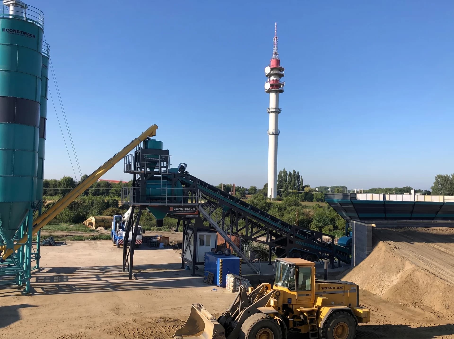 MOBILE 120 / CONCRETE BATCHING PLANT — Hungary kurulum referansı