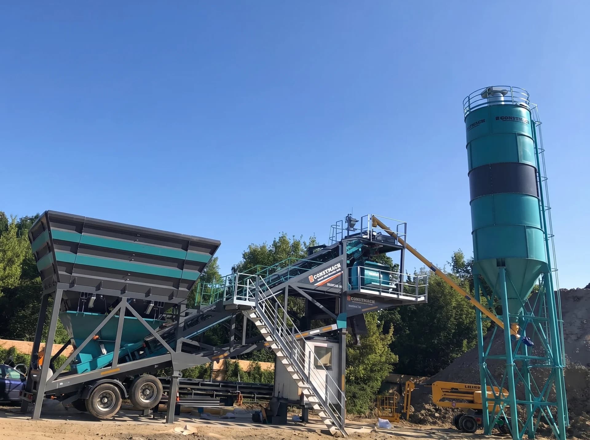 MOBILE 60 / CONCRETE BATCHING PLANT — Hungary kurulum referansı
