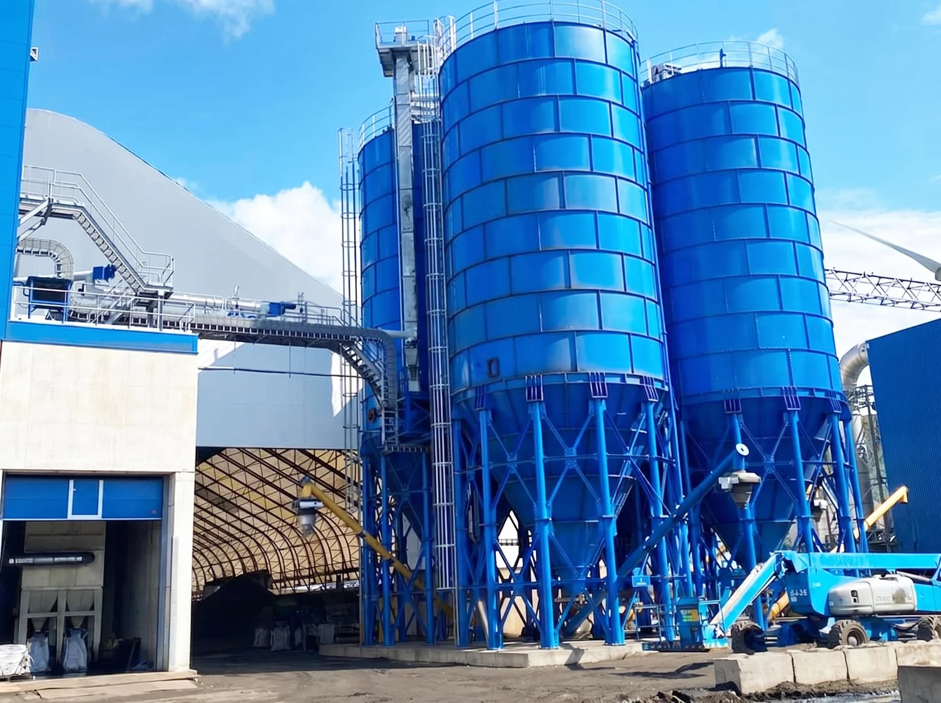 CS - 1000 / 4 SETS 1000 TONNES CAPACITY CEMENT SILO — Netherlands kurulum referansı