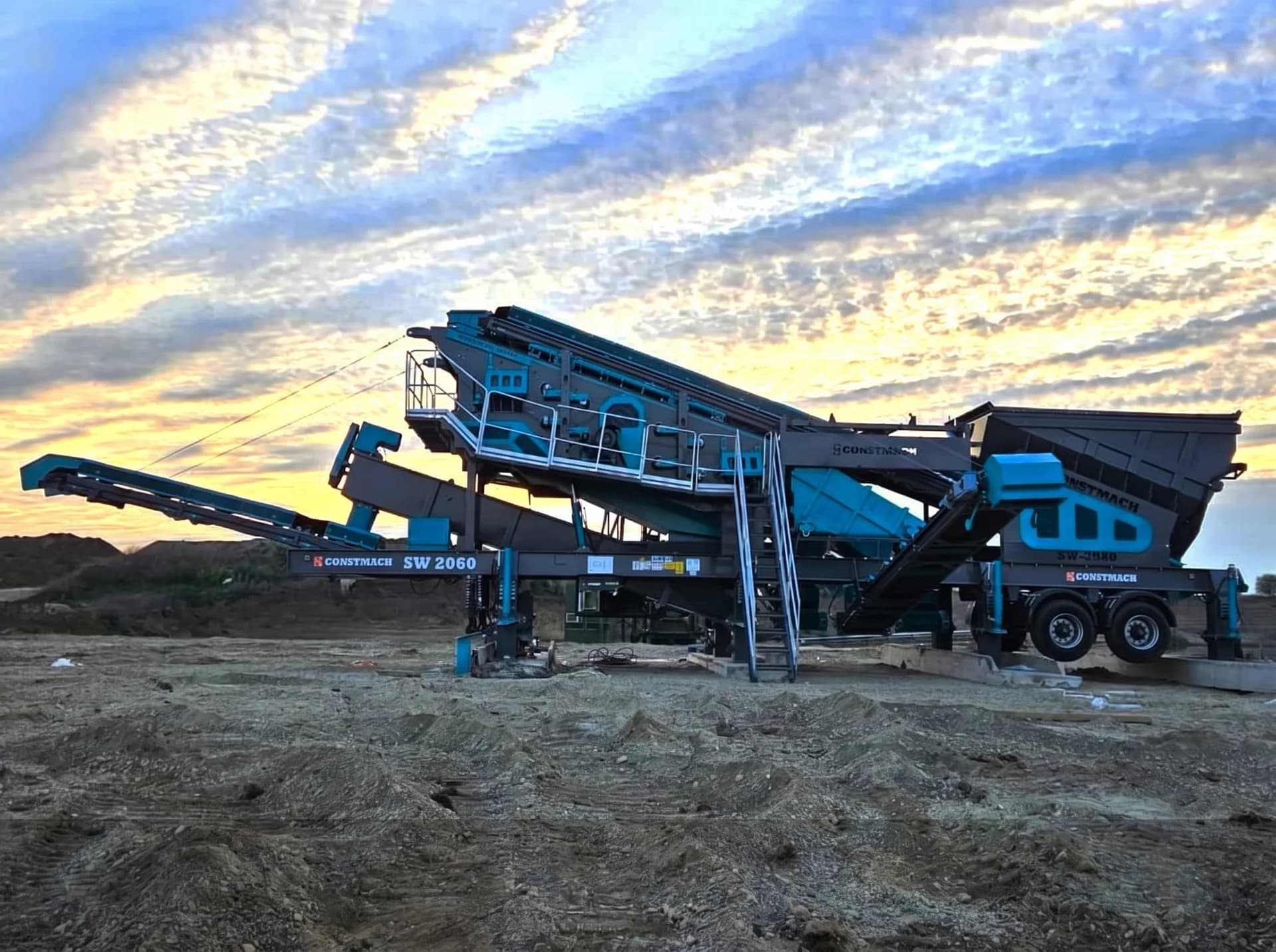 SW-2060 / MOBILE SCREENING & WASHING PLANT — Romania kurulum referansı