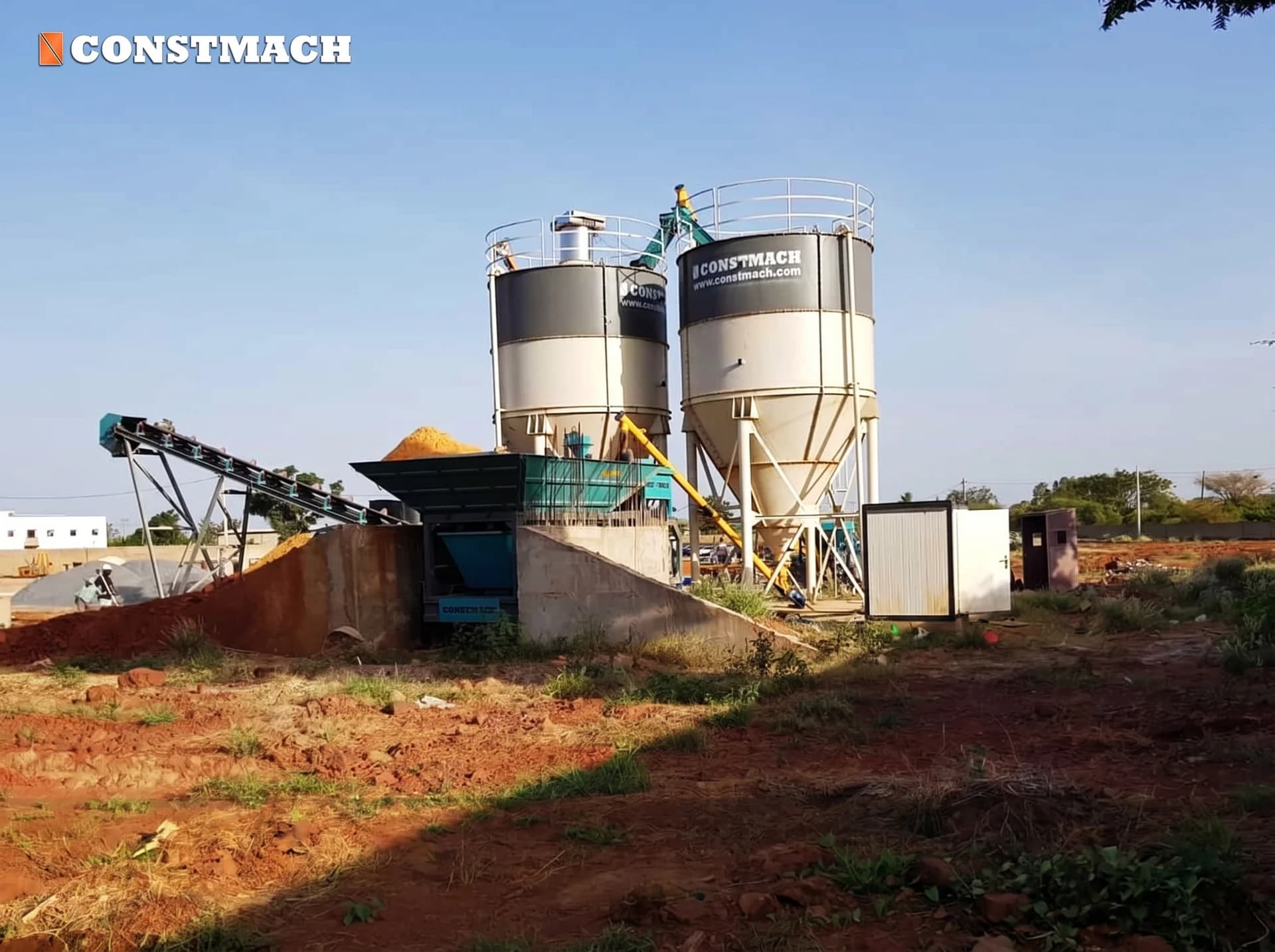 MOBICOM 30 / CONCRETE BATCHING PLANT — Senegal kurulum referansı