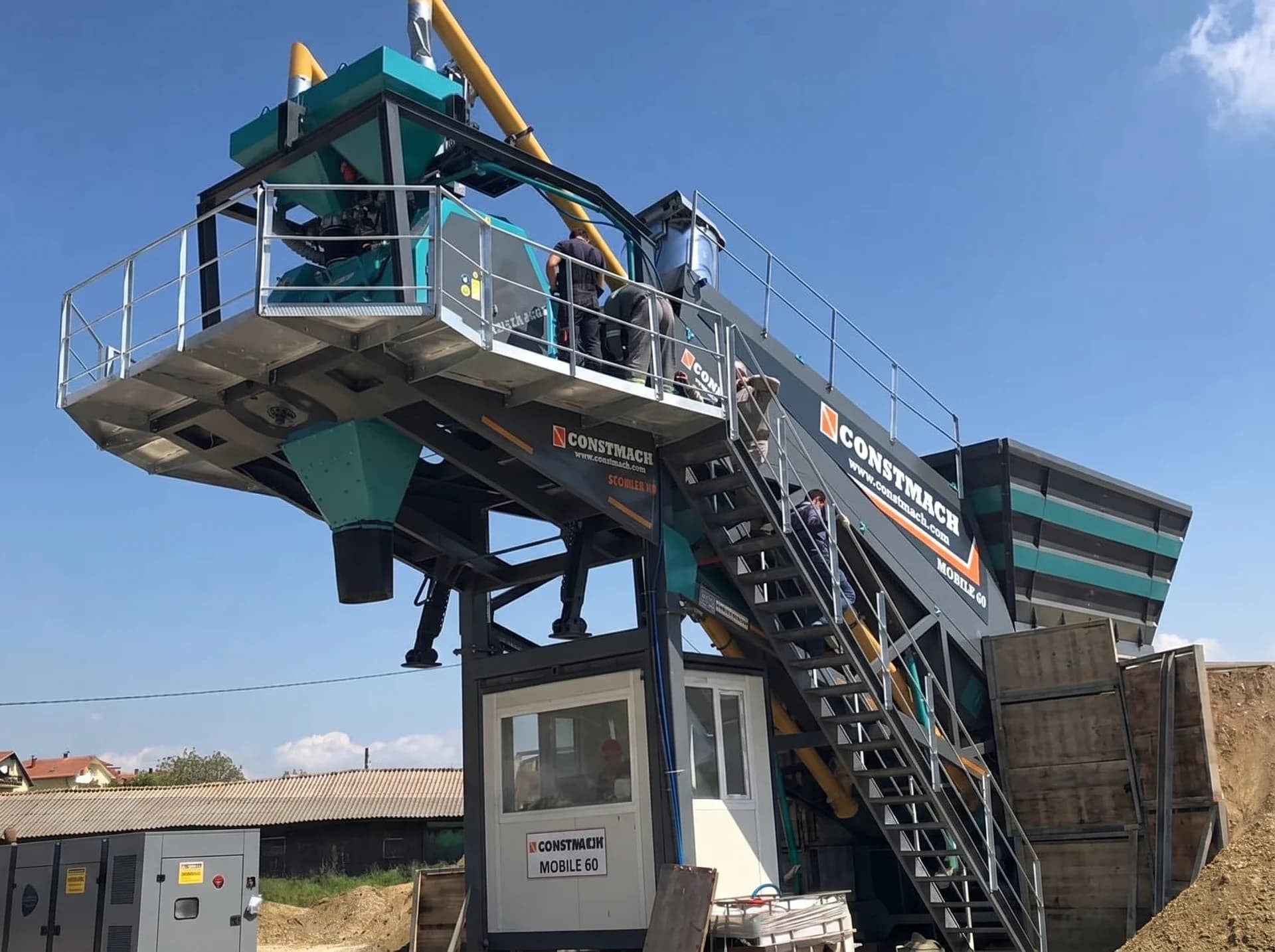 MOBILE 60 / CONCRETE BATCHING PLANT — Serbia kurulum referansı