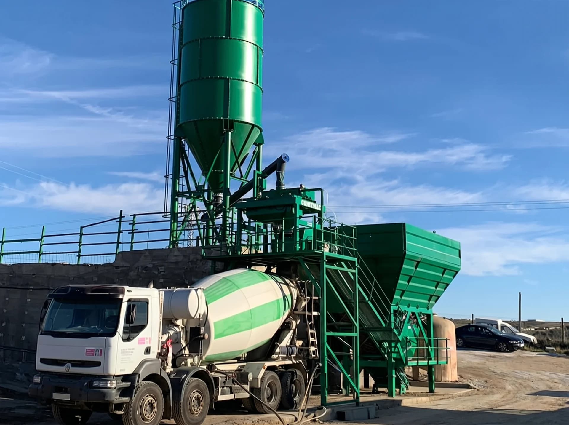 DRY MIX 60 / CONCRETE BATCHING PLANT — Spain kurulum referansı