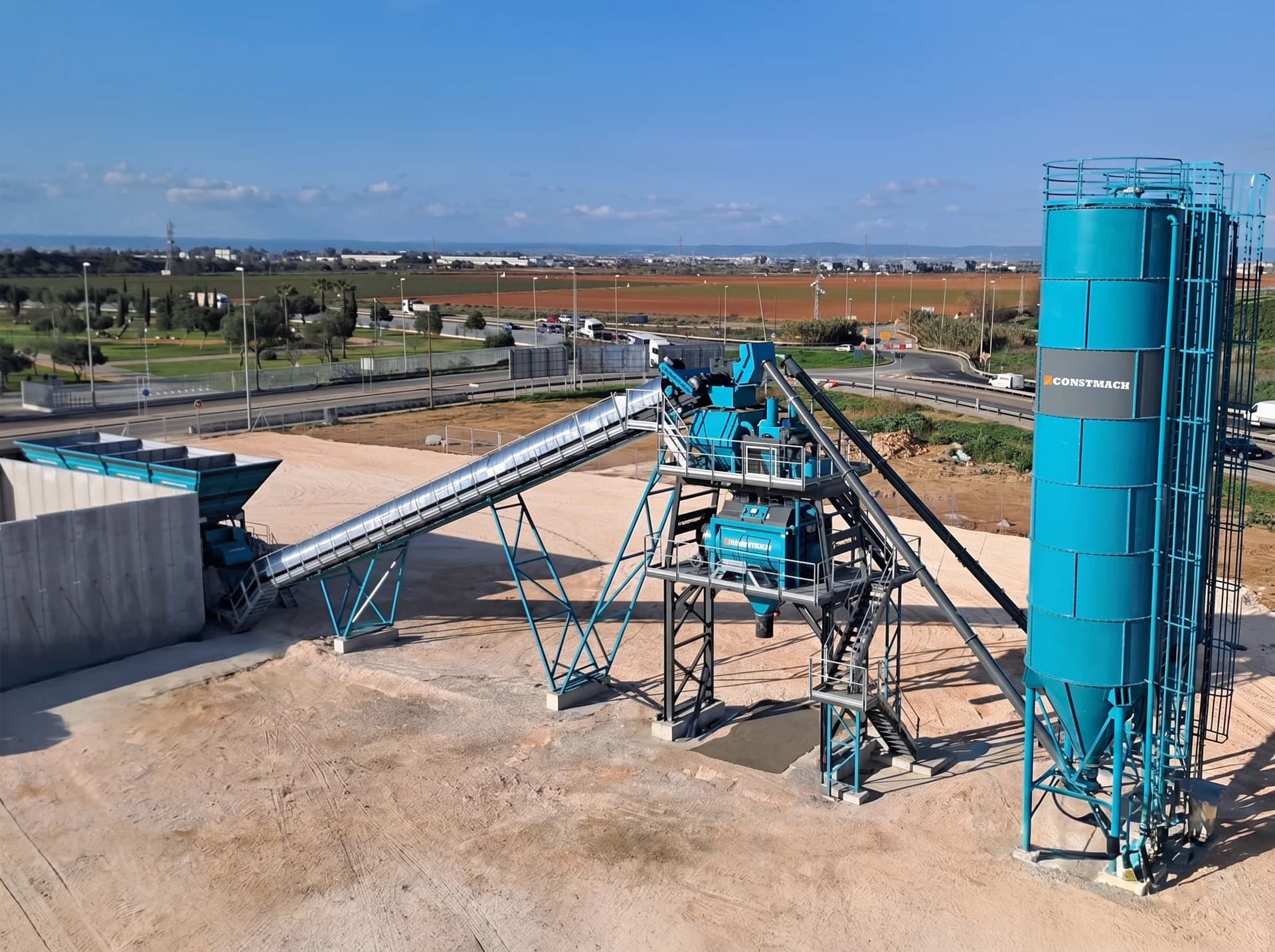 STATIONARY 120 / CONCRETE BATCHING PLANT — Spain kurulum referansı