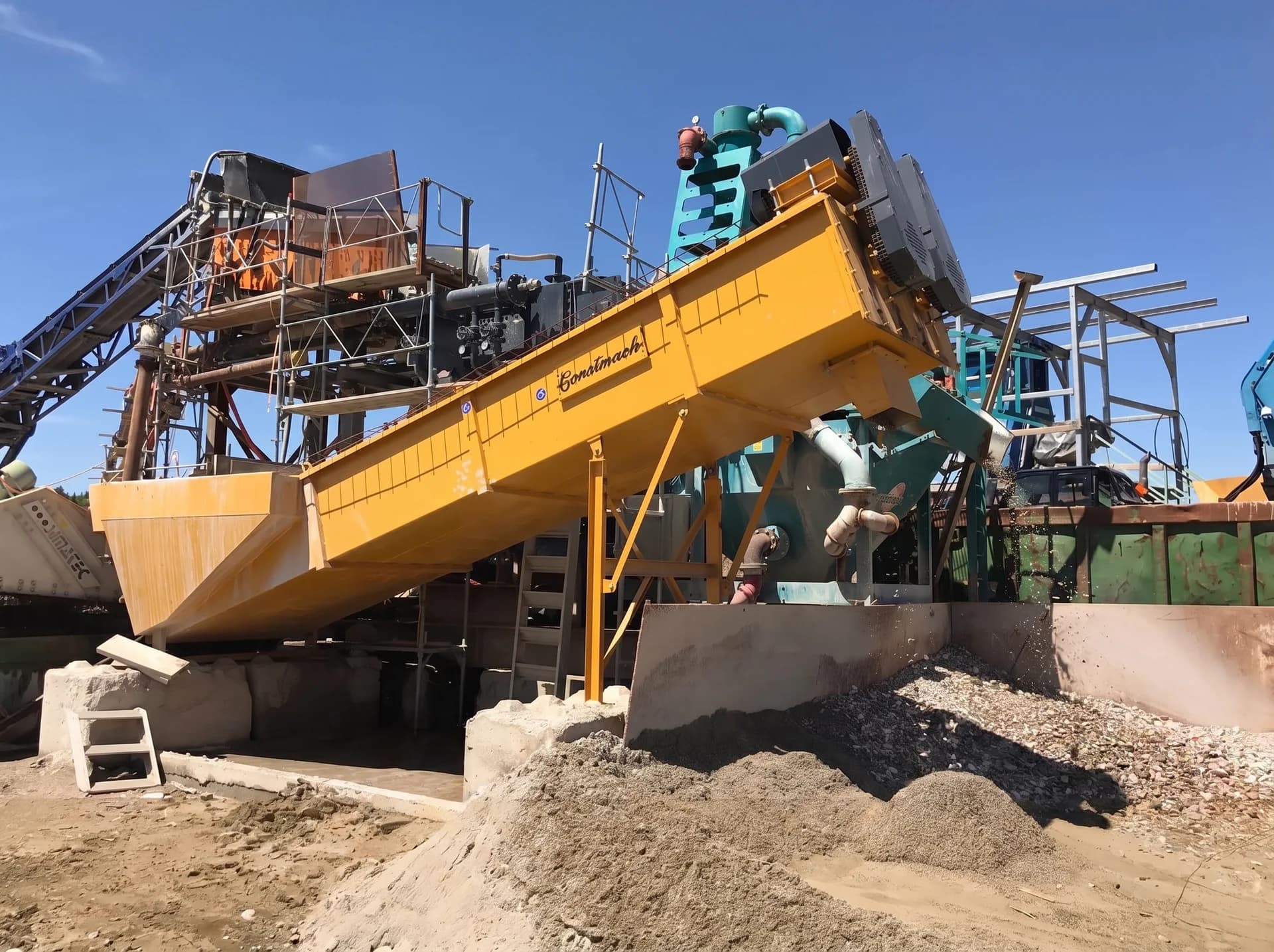 100 TPH CAPACITY / SAND WASHING SCREW — Switzerland kurulum referansı