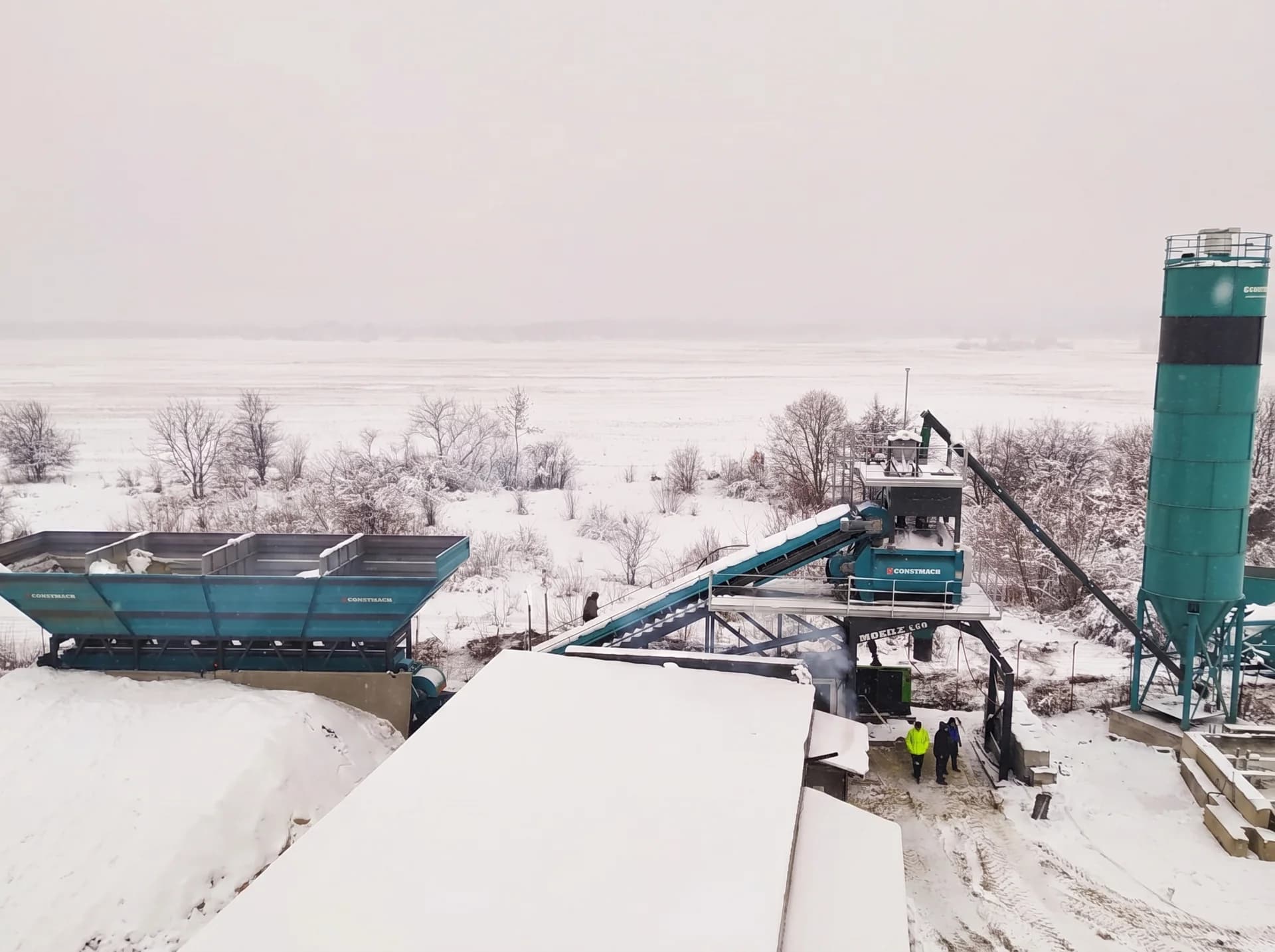MOBILE 120 / CONCRETE BATCHING PLANT — Ukraine kurulum referansı