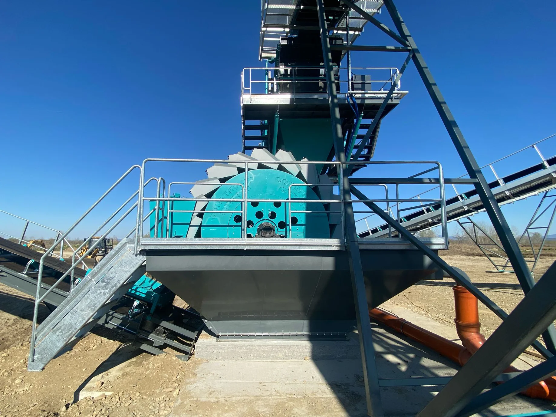 CBW - 1000 | Bucket Wheel Sand Washer Machine