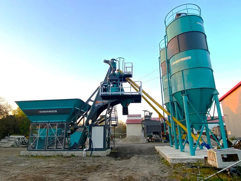 Compact Concrete Batching Plants