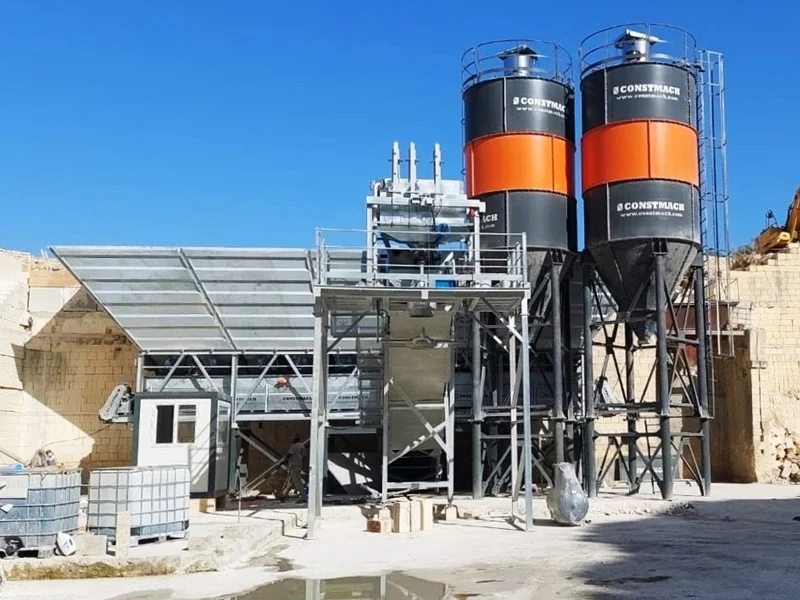 Dry Type Concrete Batching Plants