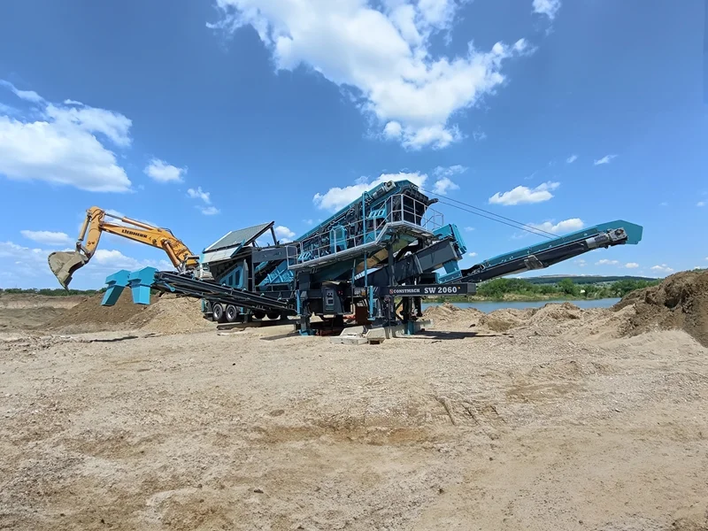 Mobile Screening and Washing Plant