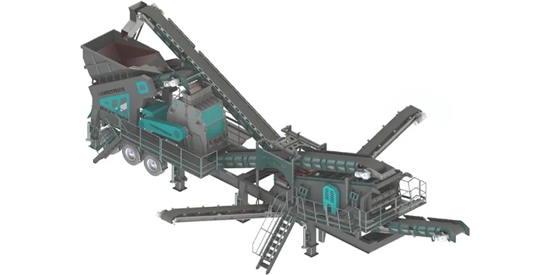 T-100 Mobile Tertiary Impact Crushing Plant