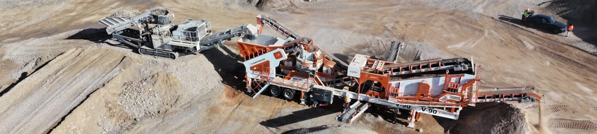 T-100 Mobile Tertiary Impact Crushing Plant