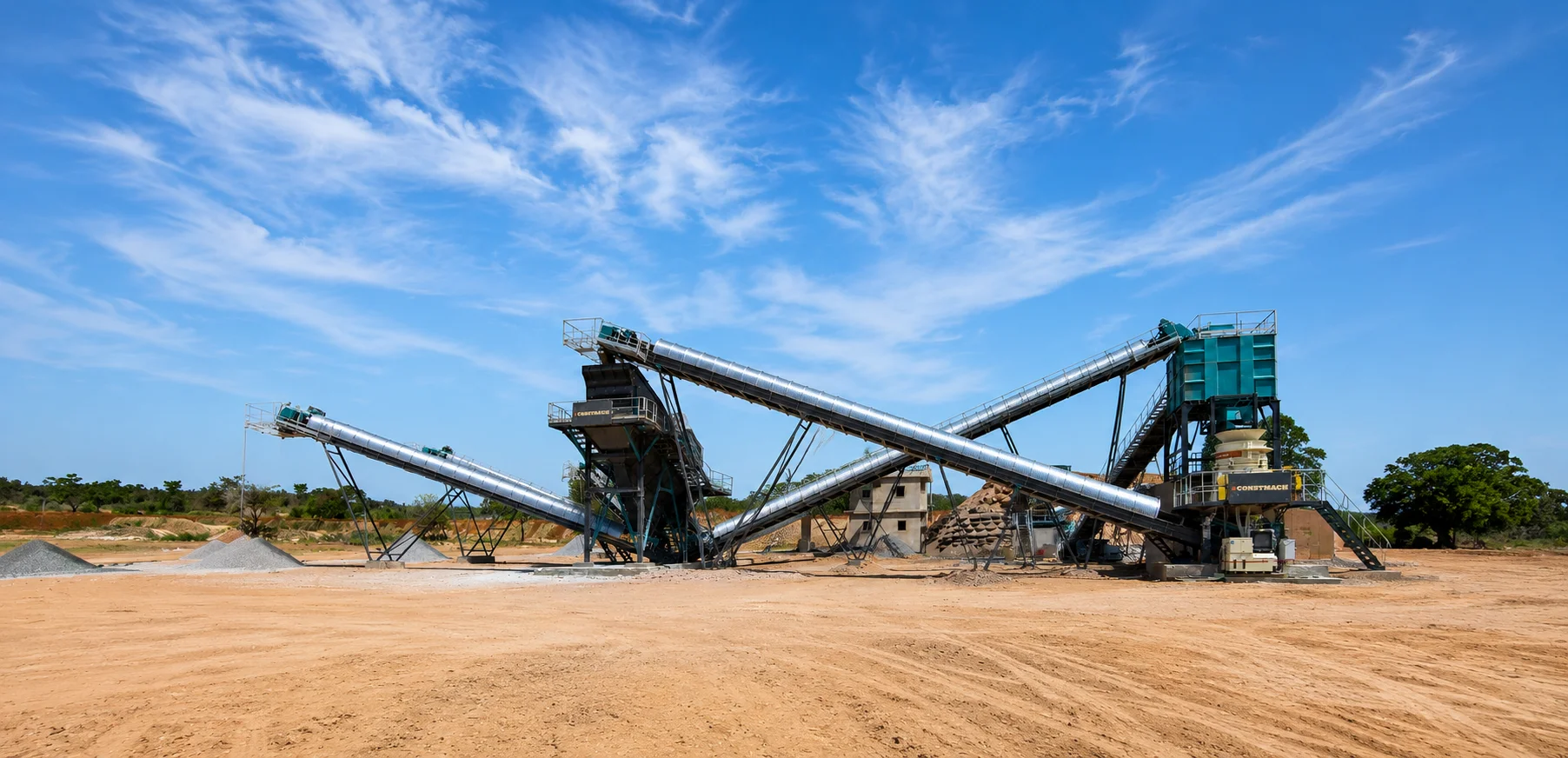 250 tph crushing and screening plant ivory cost