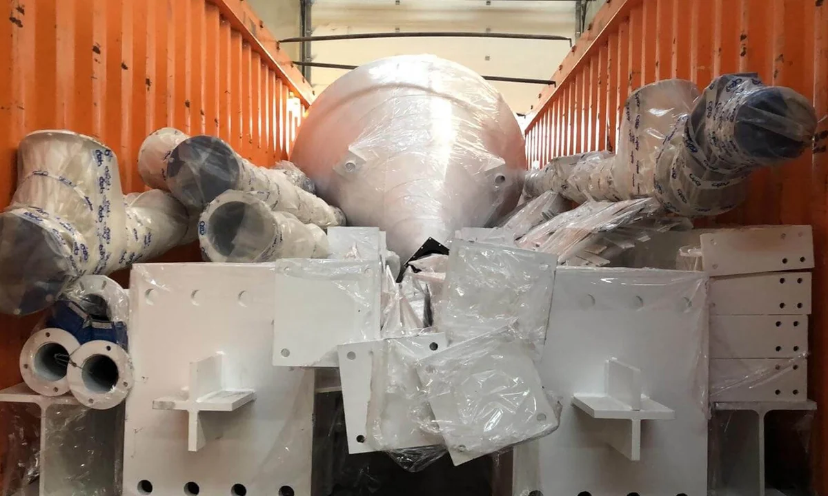 Constmach 100-Tonne Cement Silo Shipped to Chile