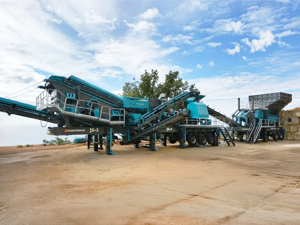 Constmach J-2 Mobile Crushing Plant Shipped to Albania