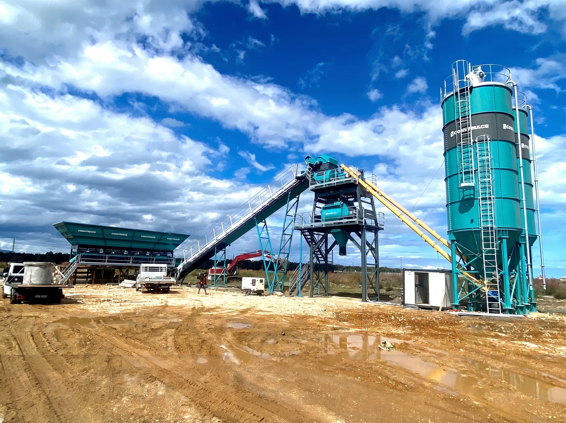 STATIONARY 100 / CONCRETE BATCHING PLANT — Albania kurulum referansı