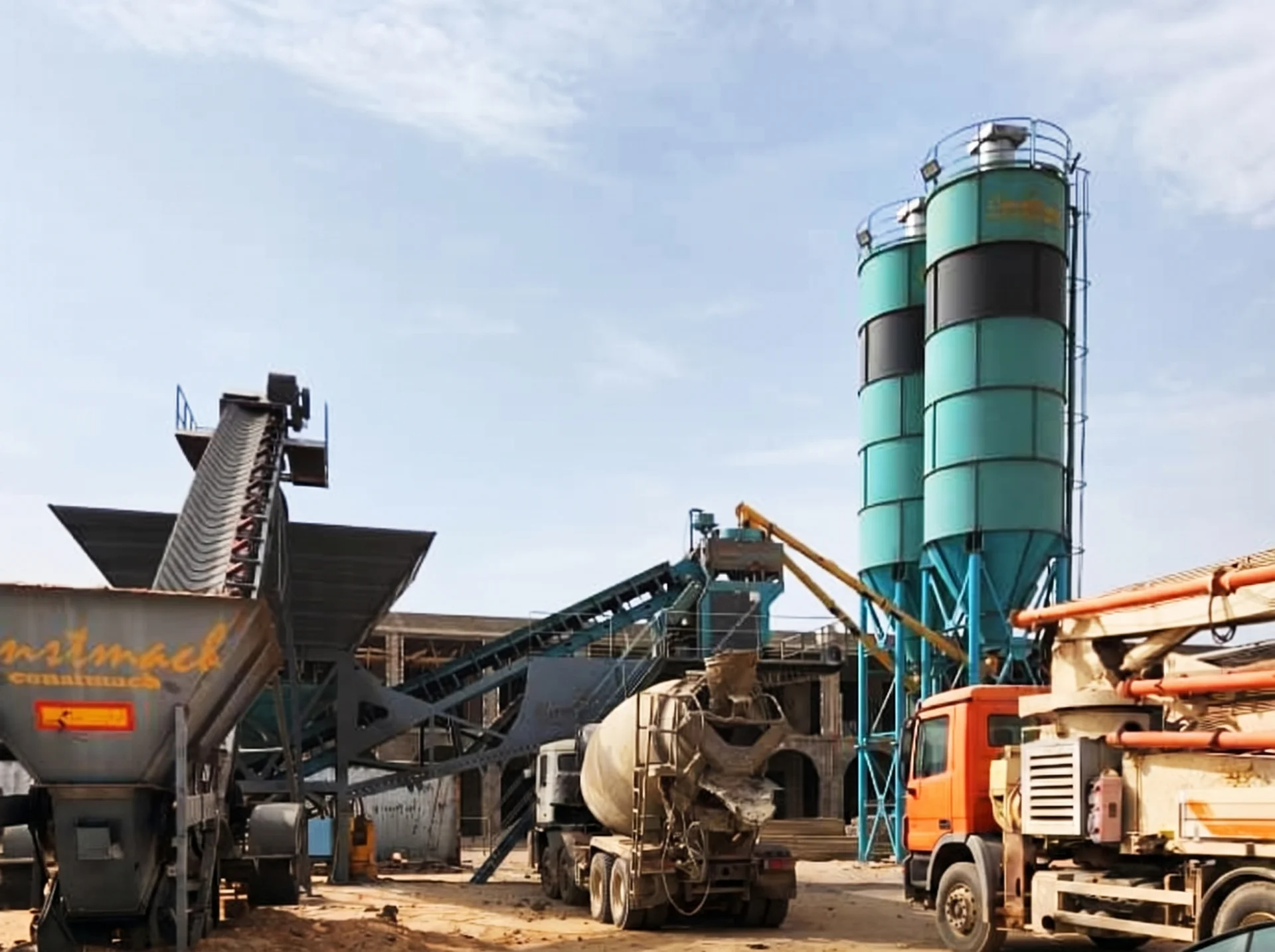 MOBILE 60 / CONCRETE BATCHING PLANT — Mauritania kurulum referansı