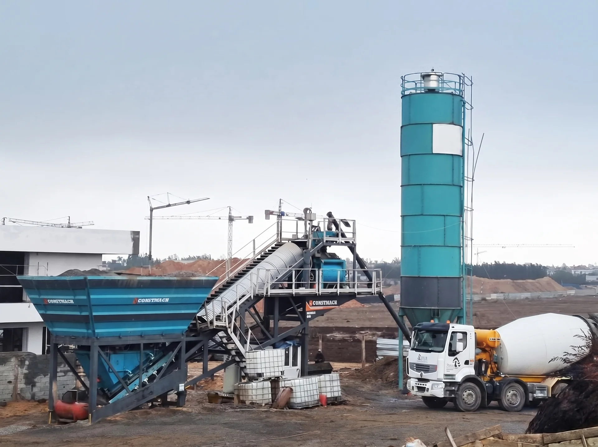 MOBILE 60 / CONCRETE BATCHING PLANT — Morocco kurulum referansı