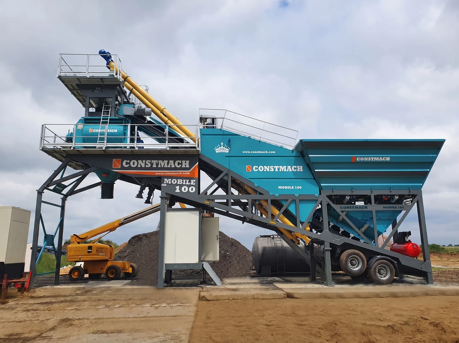 MOBILE 100 / CONCRETE BATCHING PLANT — Poland kurulum referansı