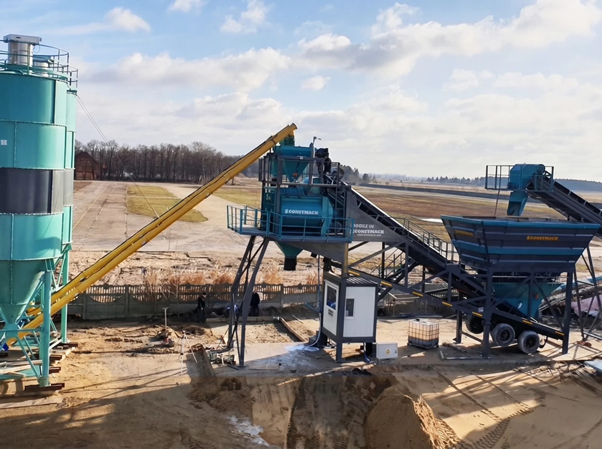 MOBILE 100 / CONCRETE BATCHING PLANT — Poland kurulum referansı