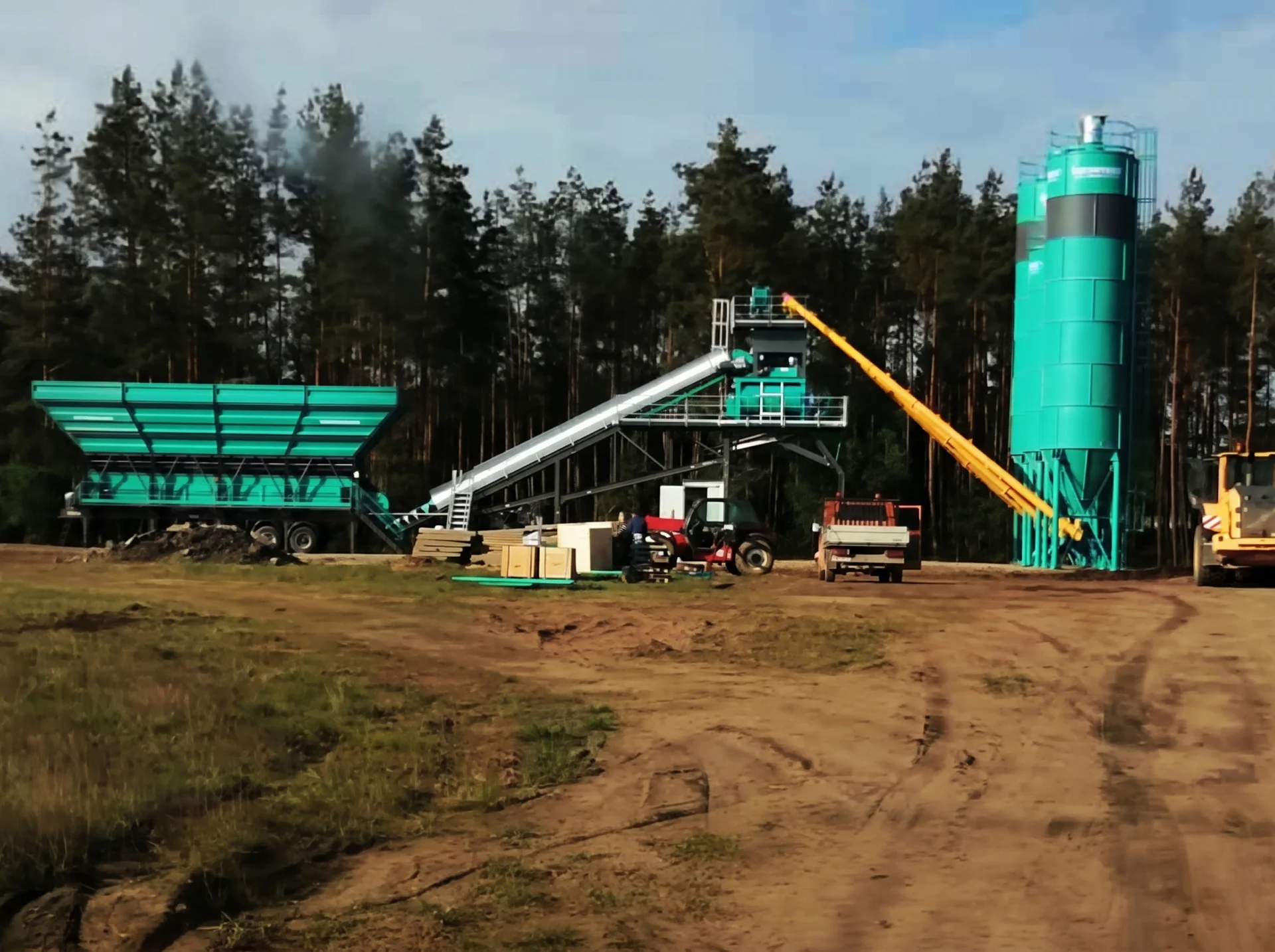 MOBILE 120 / CONCRETE BATCHING PLANT — Poland kurulum referansı