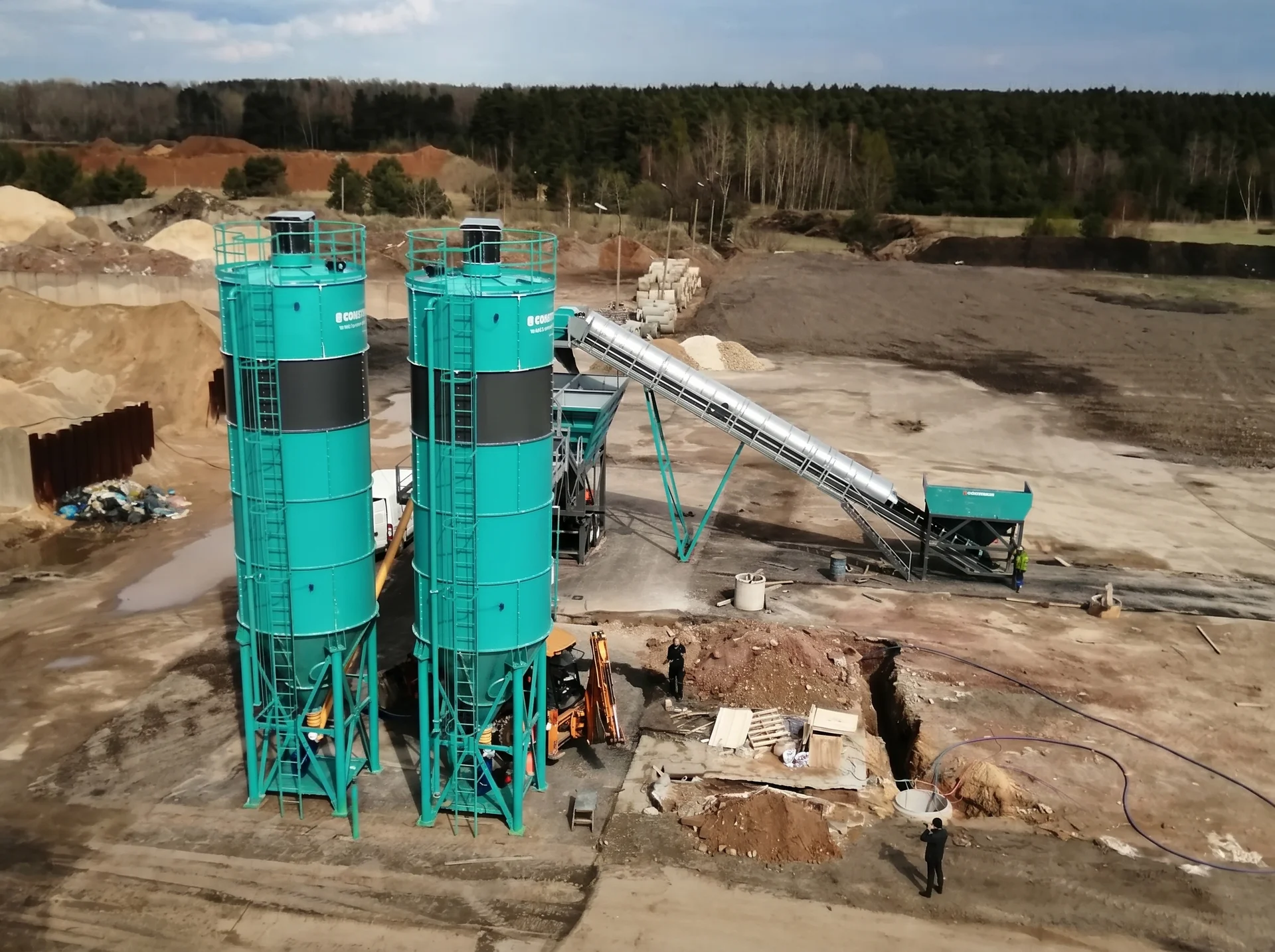 MOBILE 60 / CONCRETE BATCHING PLANT — Poland kurulum referansı