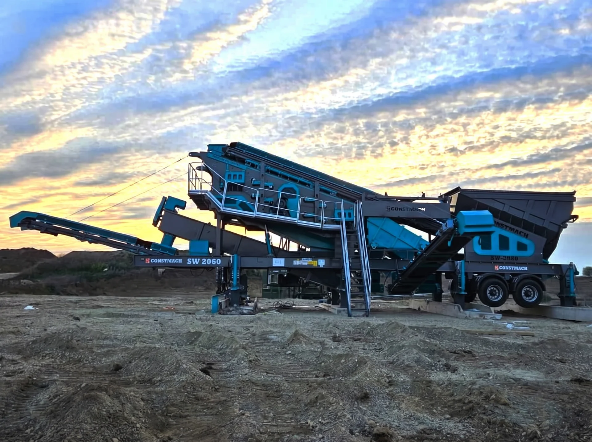 SW-2060 / MOBILE SCREENING & WASHING PLANT — Romania kurulum referansı