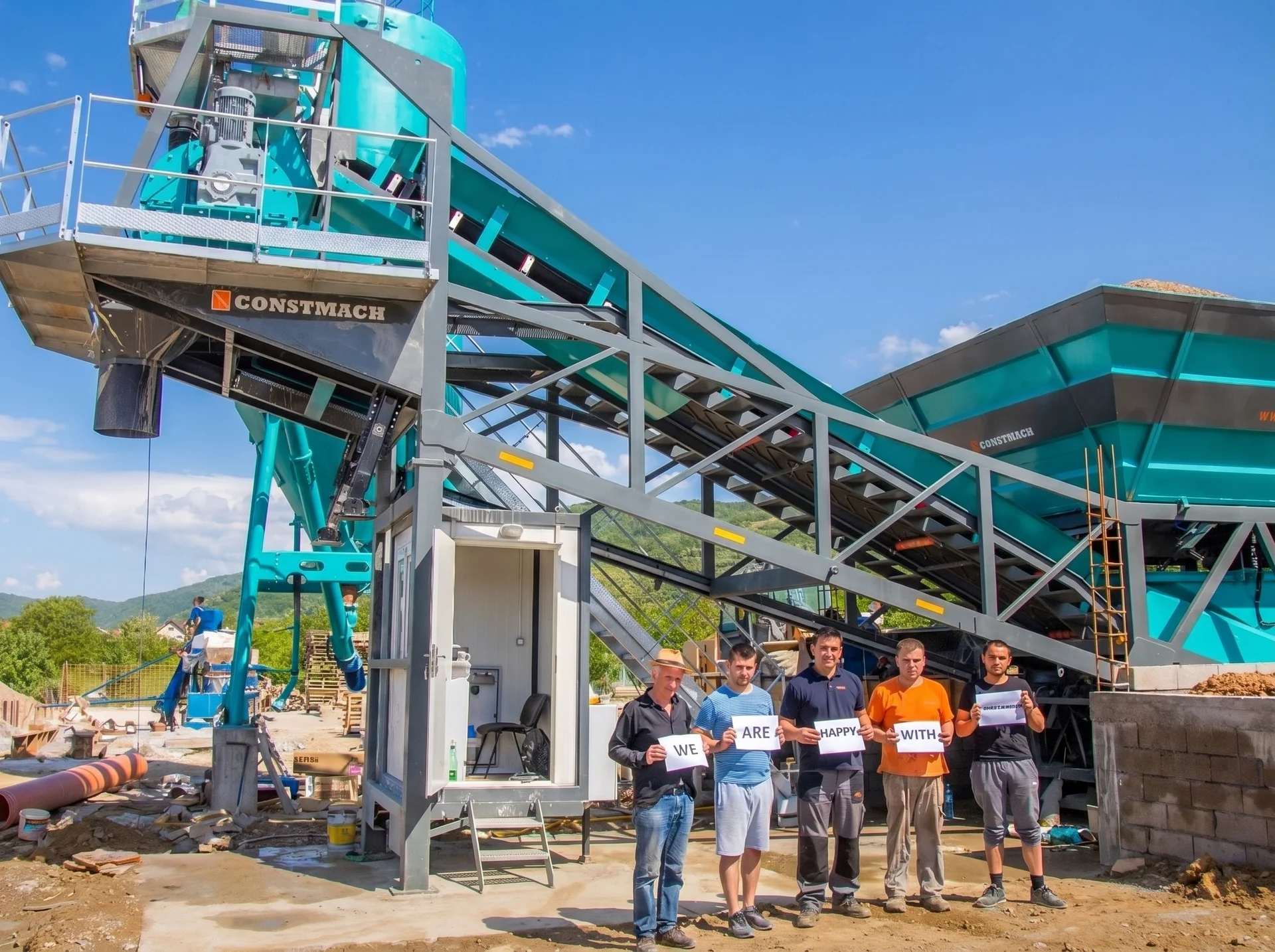 MOBILE 30 / CONCRETE BATCHING PLANT — Serbia kurulum referansı