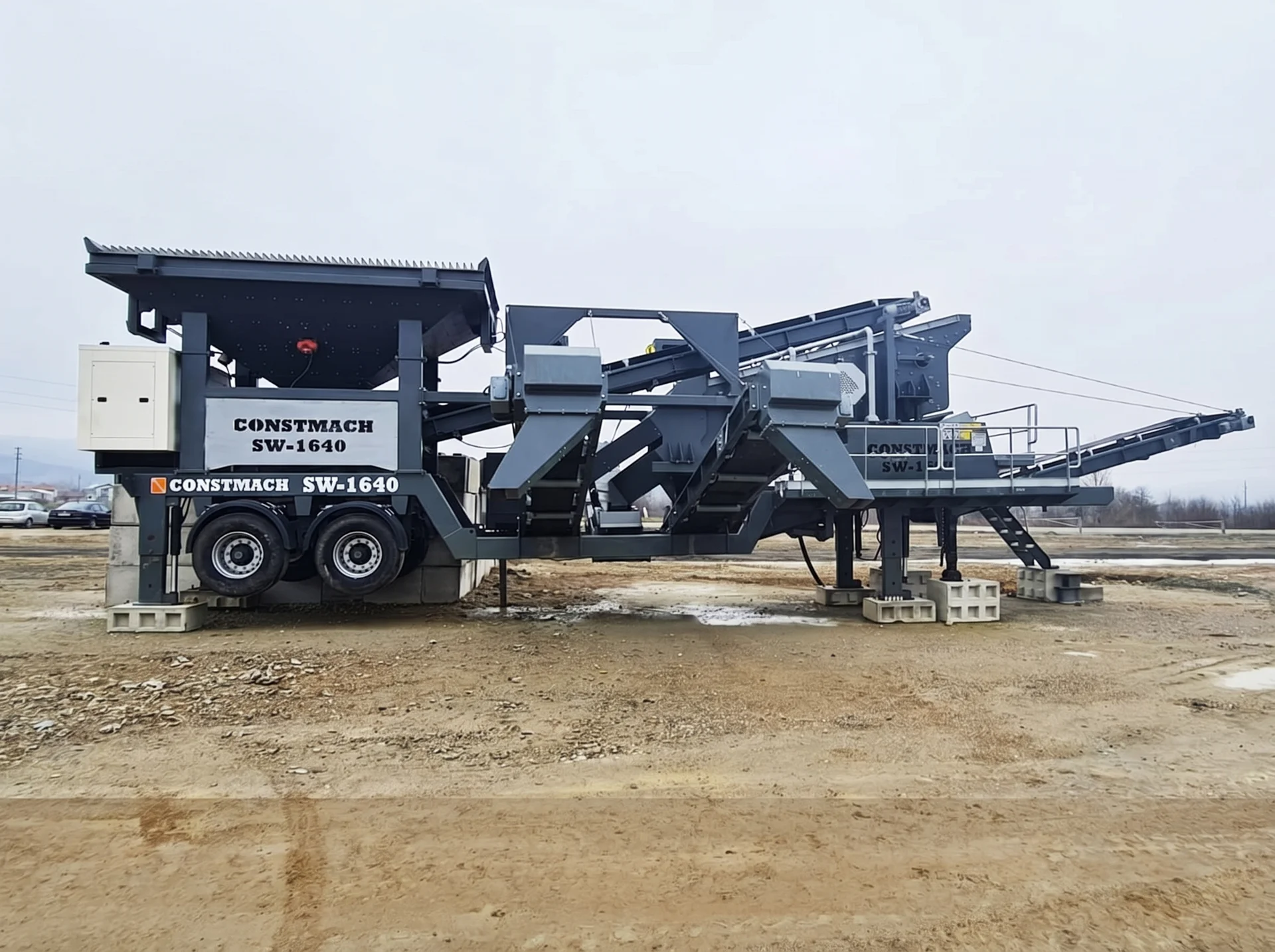 SW - 1640 / MOBILE SCREENING AND WASHING PLANT — Serbia kurulum referansı
