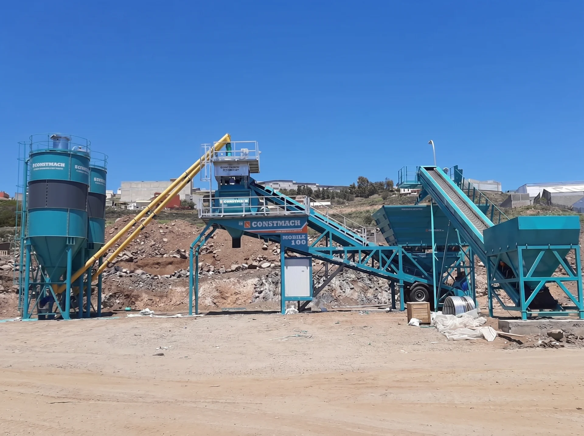 MOBILE 100 / CONCRETE BATCHING PLANT — Spain kurulum referansı