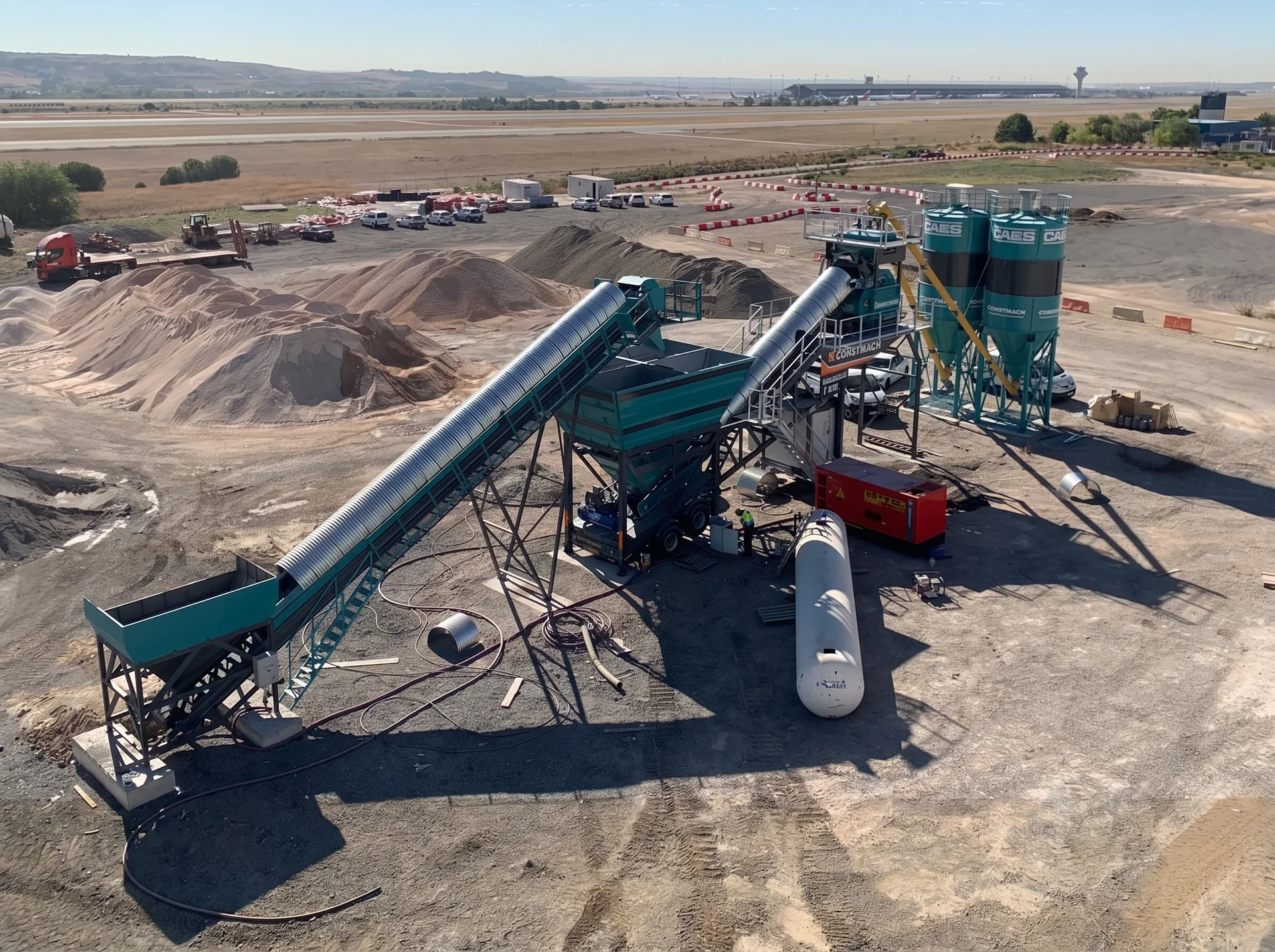 MOBILE 100 / CONCRETE BATCHING PLANT — Spain kurulum referansı