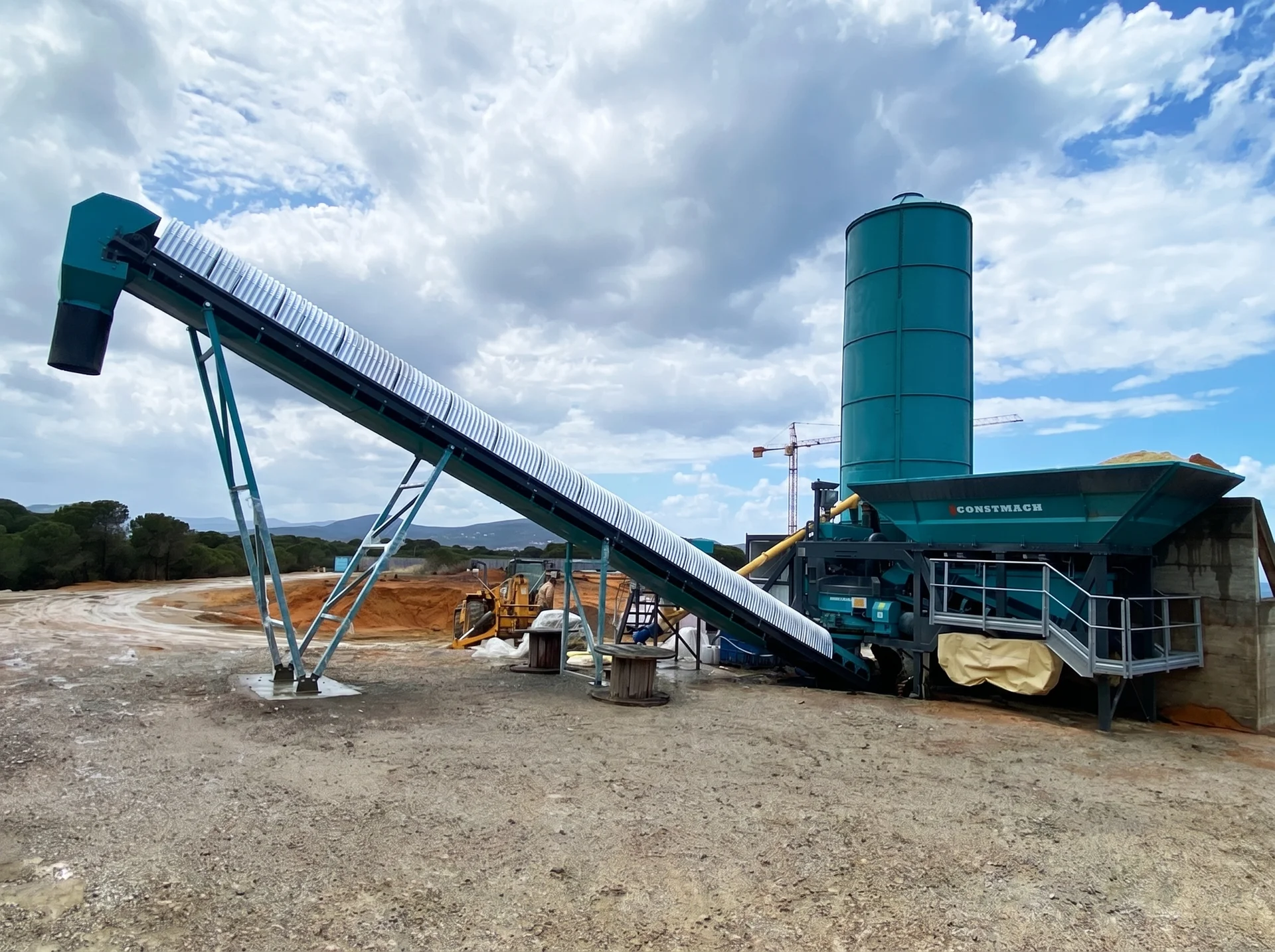 MOBICOM 45 / CONCRETE BATCHING PLANT — Tunisia kurulum referansı
