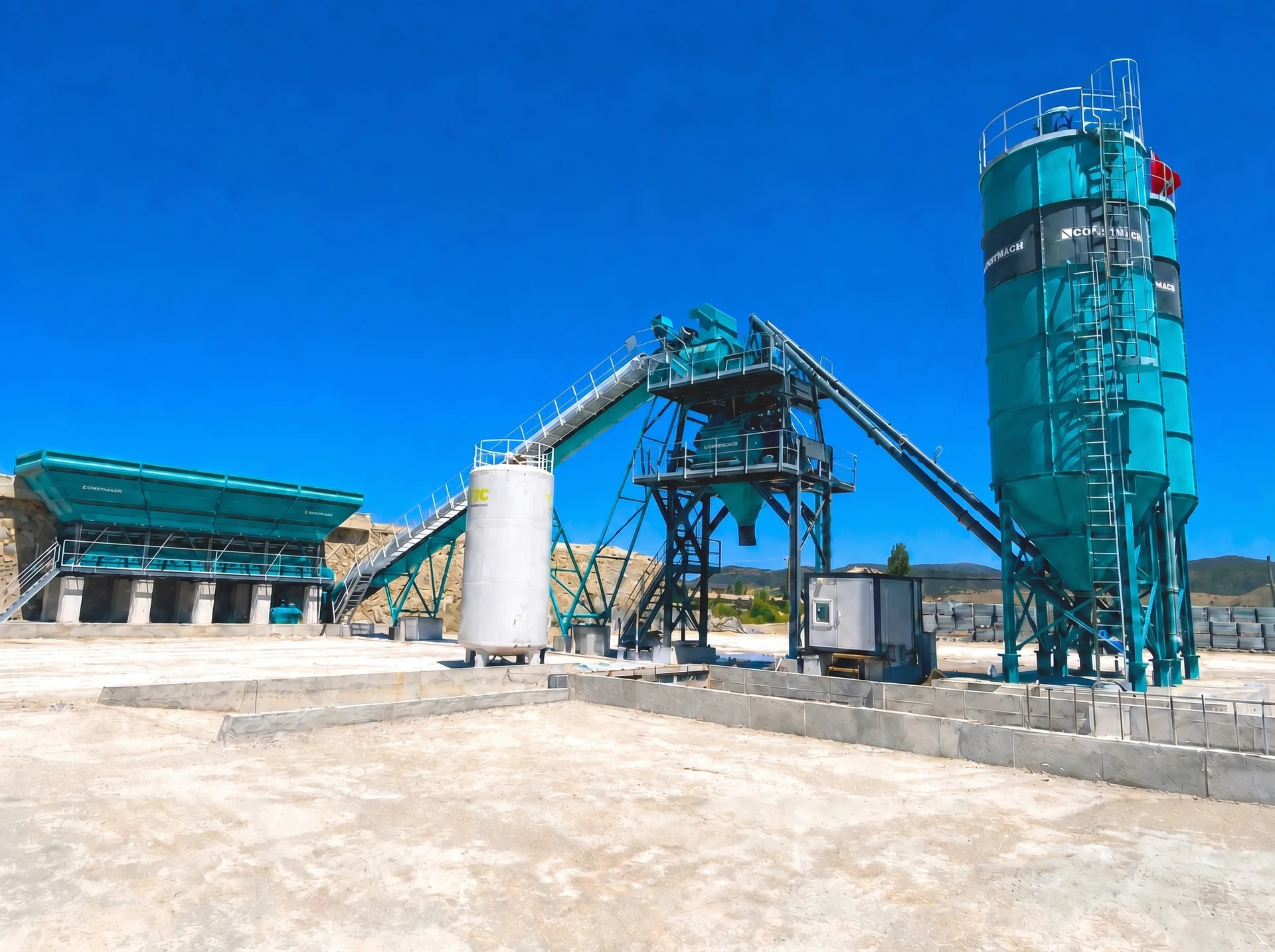 STATIONARY 100 / CONCRETE BATCHING PLANT — Turkey kurulum referansı