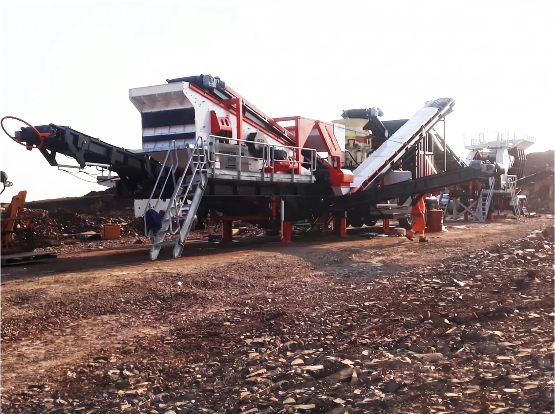 JC - 2 / MOBILE CRUSHING AND SCREENING PLANT — Uruguay kurulum referansı